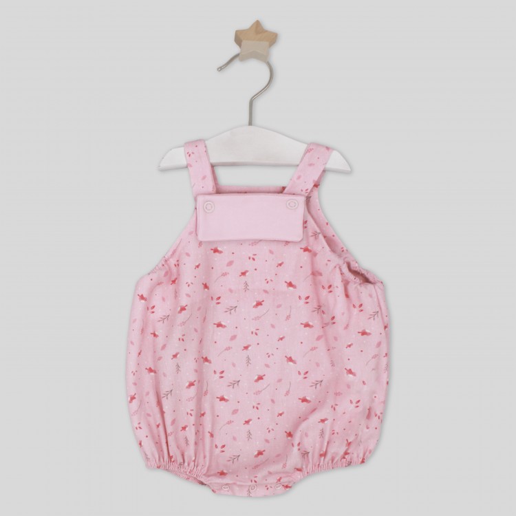 Peto bebé estampado en rosa y celeste