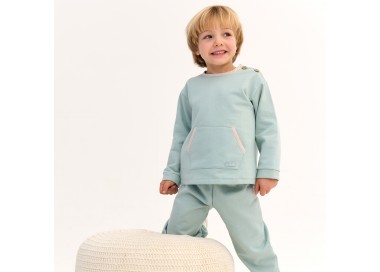 Chándal de niño verde menta