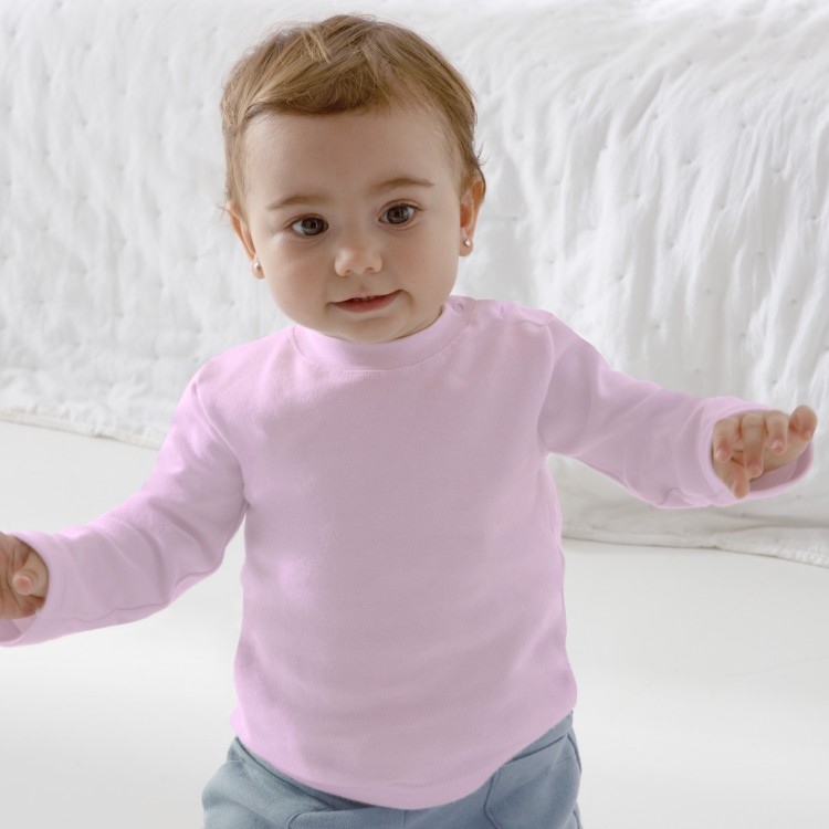 Camiseta básica algodón bebé