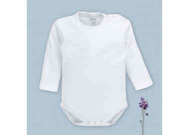 Body bebé abertura en homrbo algodón