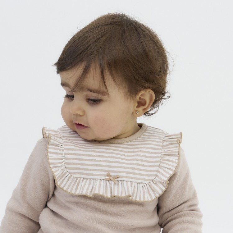 Pelele camel bebé niña