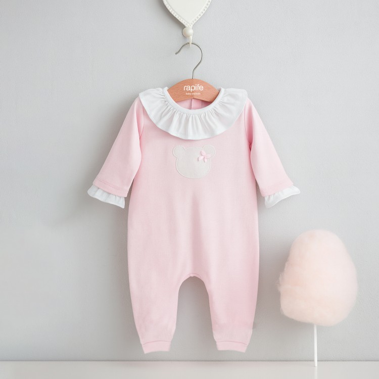 Pijama pelele bordado bebé algodón