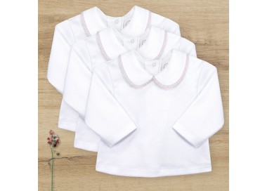 Pack 3 camisetas algodón bebé