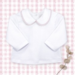 camiseta para bebé algodón manga larga