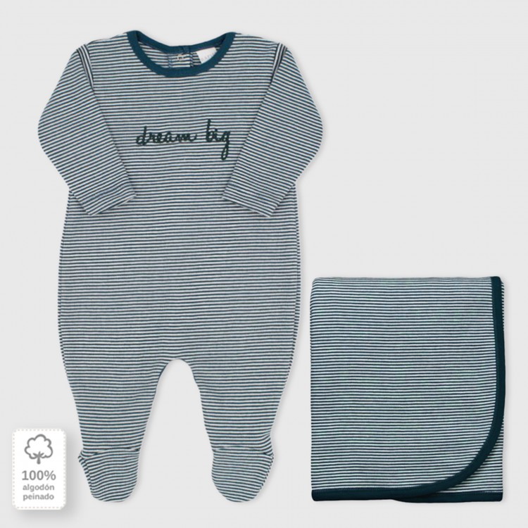 Pelele bebé manga larga