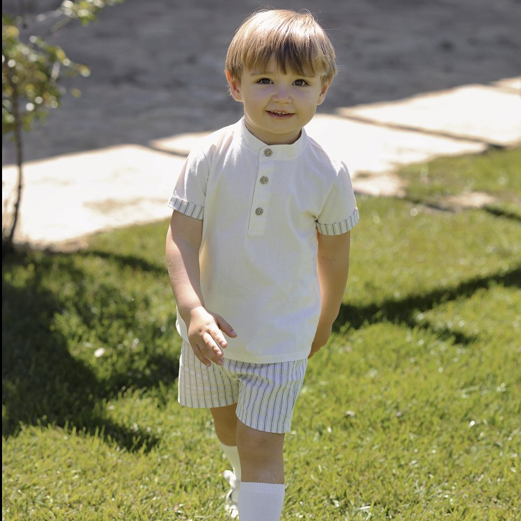 Conjunto infantil camisa y bermudas