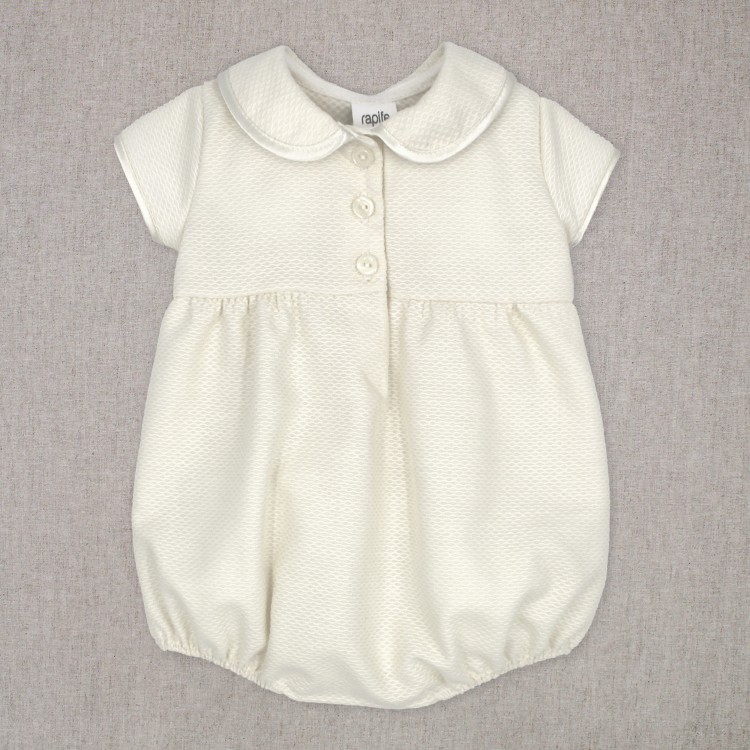 Pelele piqué bebé niño