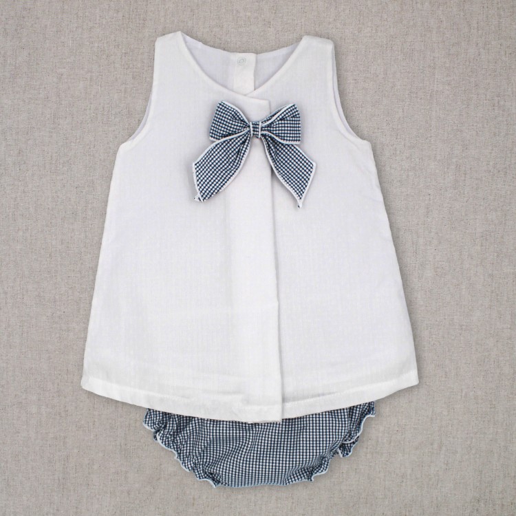 Vestido con braguita blanco