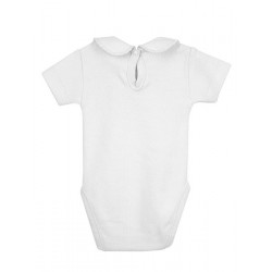 Pack 3 uds. Body con cuello manga corta neonato 100% algodón. (ref. 847x3)
