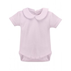 Pack 3 uds. Body con cuello manga corta neonato 100% algodón. (ref. 847x3)