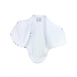 Long sleeve crossed one-piece.