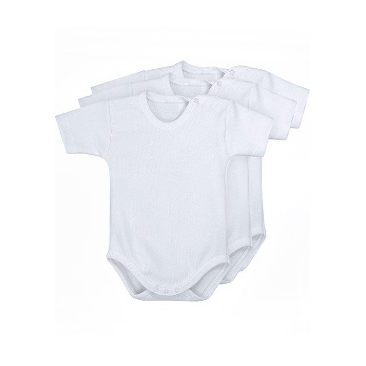 Pack 3 uds. Body bebé manga corta Pack 3 uds. Body bebé manga corta