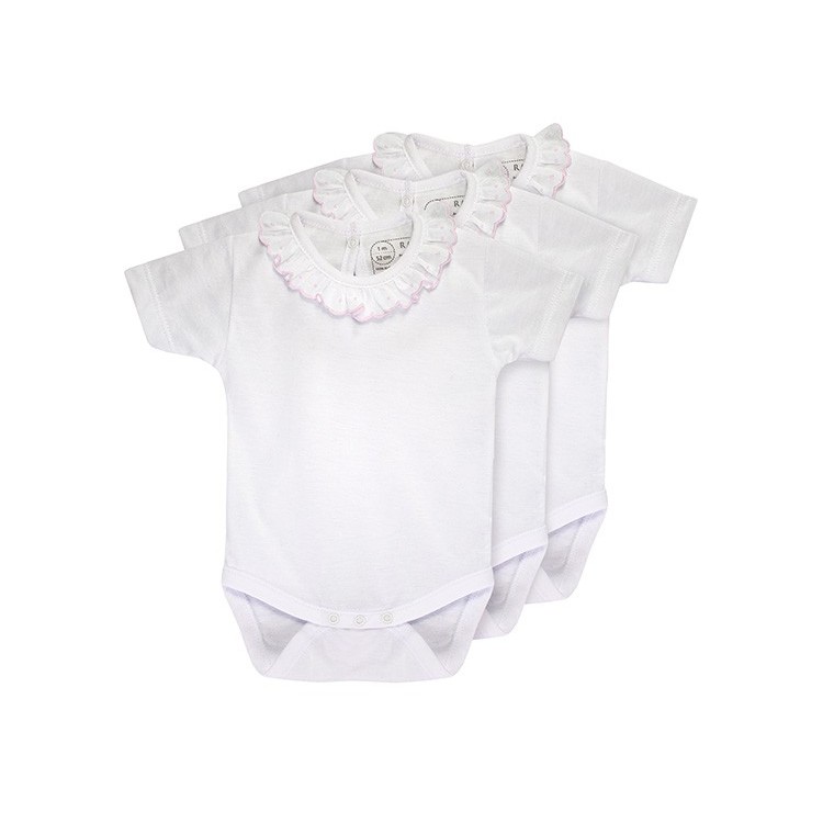 Pack 3 Baby´s short sleeve one-piece. Pack 3 Baby´s short sleeve one-piece.