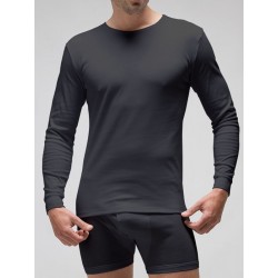 Camiseta interior de hombre manga larga cuello redondo – Intima LoyPe