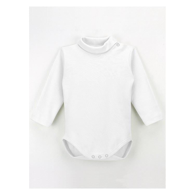 Body cuello alto de manga larga para bebé 100% algodón. Body cuello alto de manga larga para bebé 100% algodón.