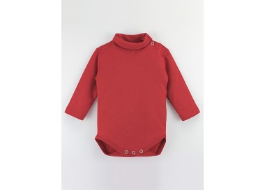 Men´s long sleeve one piece with pinned collar.