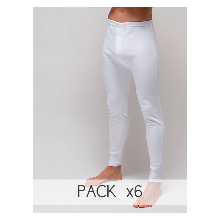 Long underpants drop needle interlock (napped) 100% combed cotton Long underpants drop needle interlock (napped) 100% combed cotton