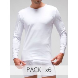 T-shirt long sleeves (napped) 100% combed cotton