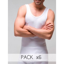 Pack 6 uds. Camiseta sport tirantes hombre 1X1