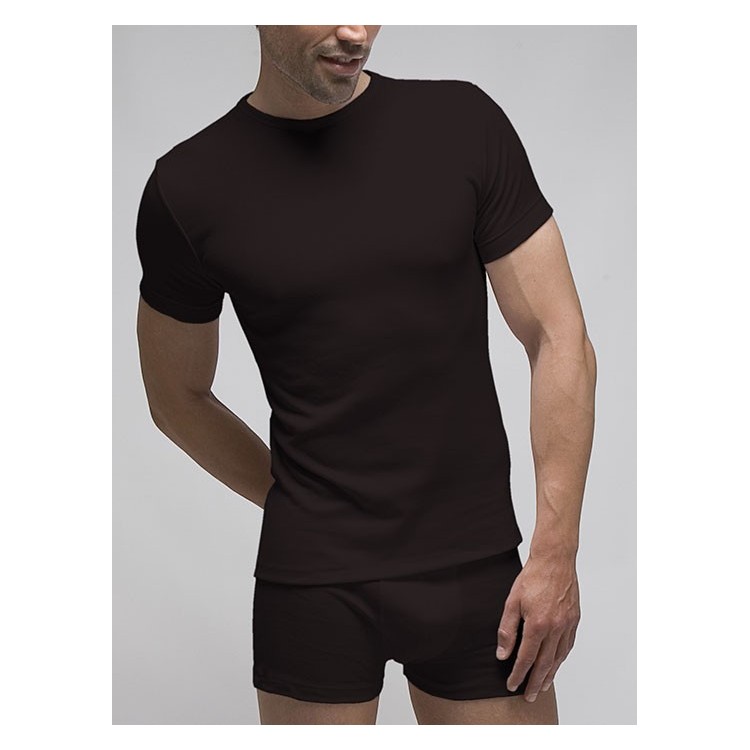 Pack 6 uds. Camiseta interior hombre TERMAL manga corta cuello redondo 1x1 Pack 6 uds. Camiseta interior hombre TERMAL manga corta cuello redondo 1x1