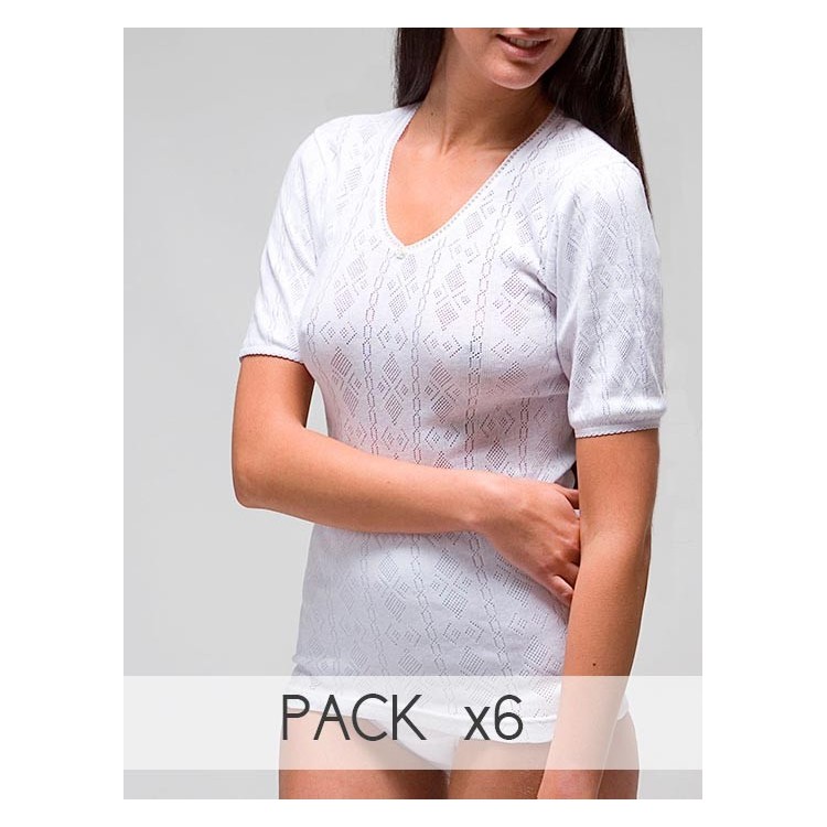 Women´s knitted interior long sleeve t-shirt Women´s knitted interior long sleeve t-shirt