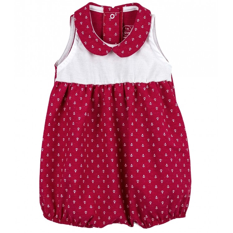 Pololo de bebé sin mangas rojo Pololo de bebé sin mangas rojo