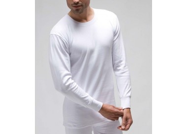 Camiseta algodon on sale hombre manga larga