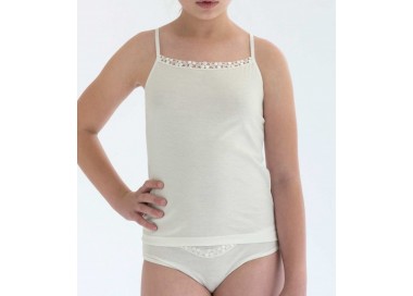 Conjunto de camiseta de tirantes y braguita infantil. (ref. 2323)