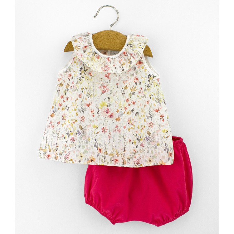 Set de blusa y pololo para verano Set de blusa y pololo para verano
