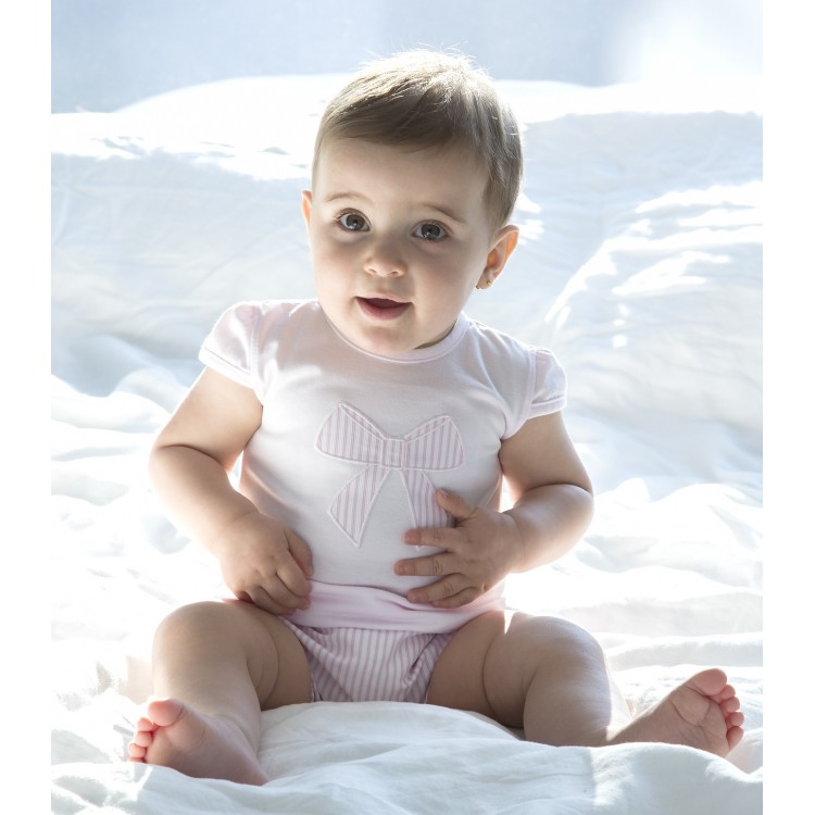 Conjunto rayas dos piezas para niña