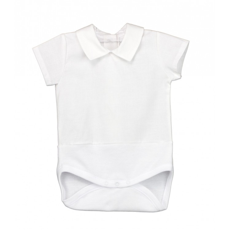 Body manga corta con cuello Francia Body manga corta con cuello Francia