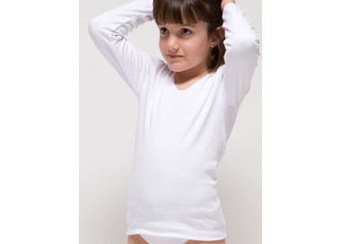 Camiseta manga larga para niña.