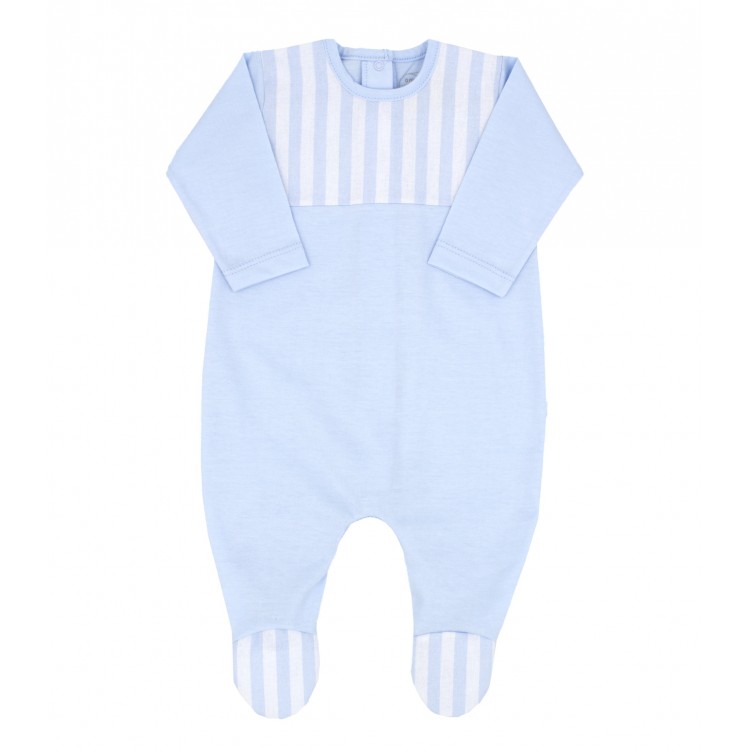 Pelele manga larga rayas bebé