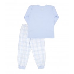 Pijama infantil invierno Himalaya celeste (5054W21_16)