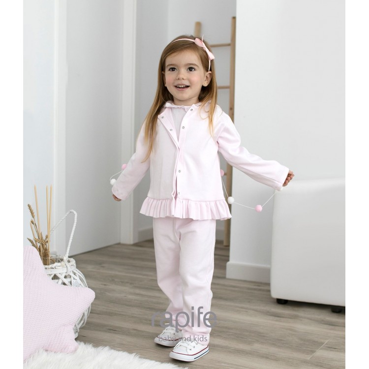 Chaqueta rosa de interlock Himalaya Chaqueta rosa de interlock Himalaya