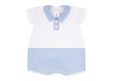 Pelele celeste bebé