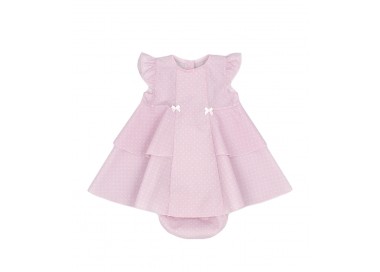 vestido rosa con braguita