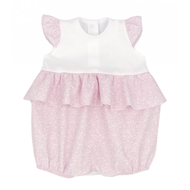 Pelele con mangas volantes para bebé