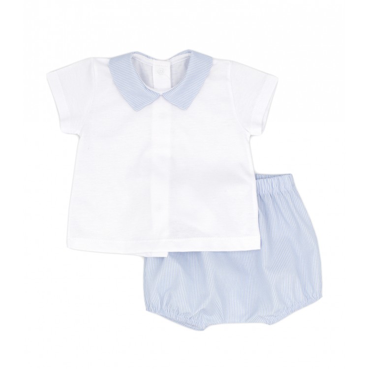 Conjunto camiseta y bombacho de verano Brahms (4314S22) Conjunto camiseta y bombacho de verano Brahms (4314S22)