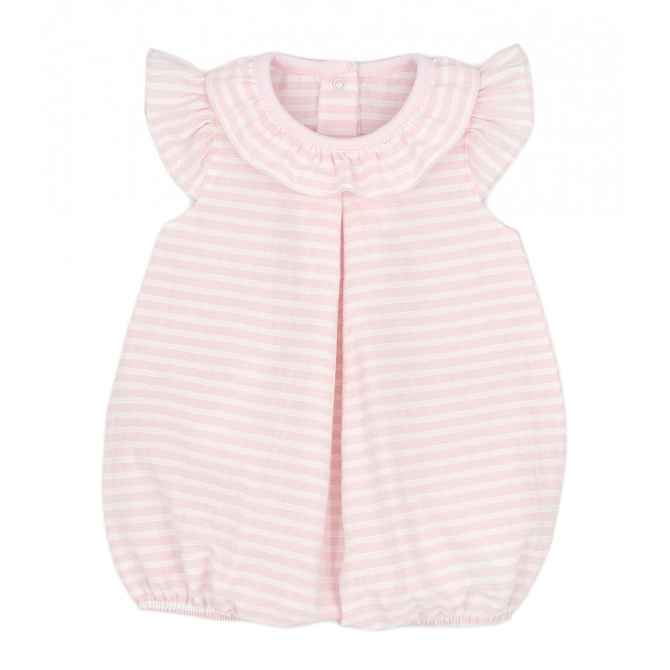 Pelele de verano rayas rosa