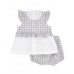 Conjunto vichy de niña