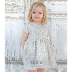 Vestido bebé jacquard (5234)