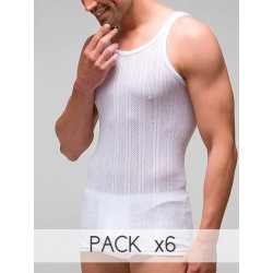 Pack 6 uds. Camiseta calada sport hombre