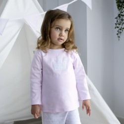 Pijama infantil invierno estampado coronas Cilantro (4555W22)