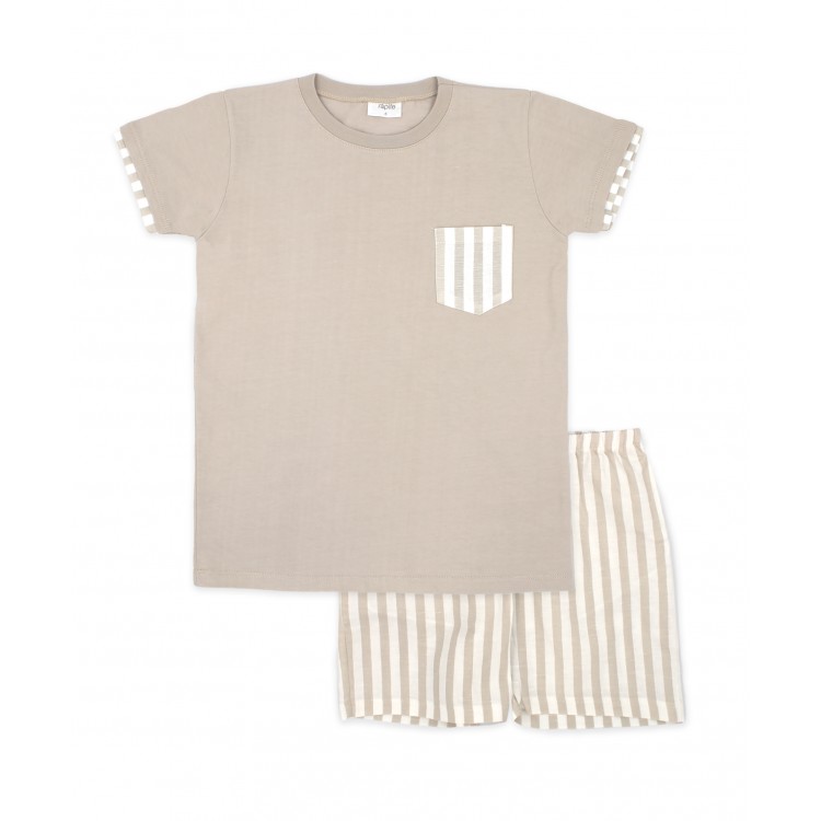 Pijama ni�o comuni�n camel (5392_11)) Pijama ni�o comuni�n camel (5392_11))