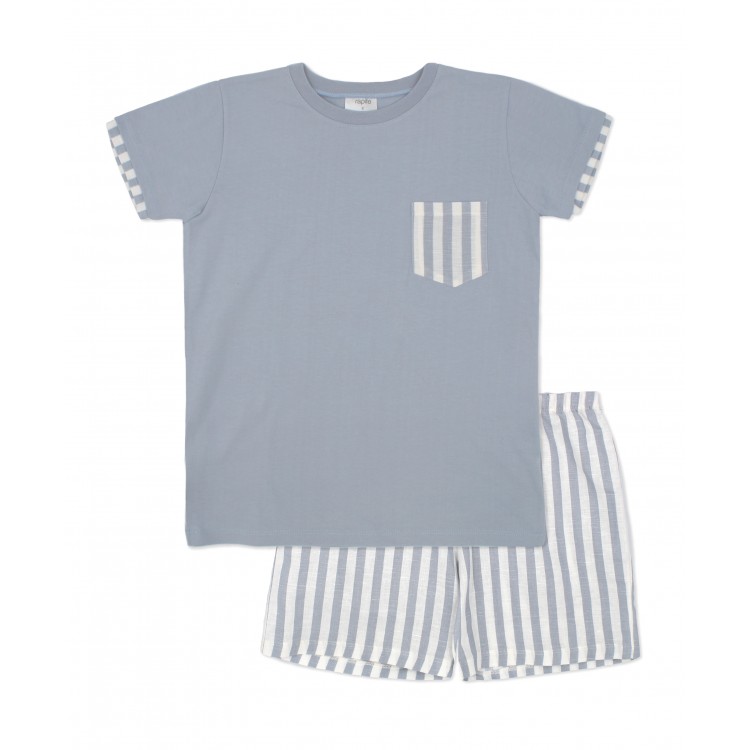 Pijama ni�o comuni�n azul gris�ceo (5392_12))