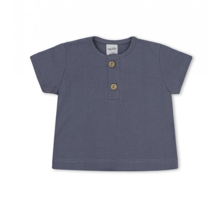 Camiseta manga corta bebé indigo (5265_13) Camiseta manga corta bebé indigo (5265_13)