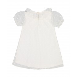 Vestido de ceremonia blanco bebé
