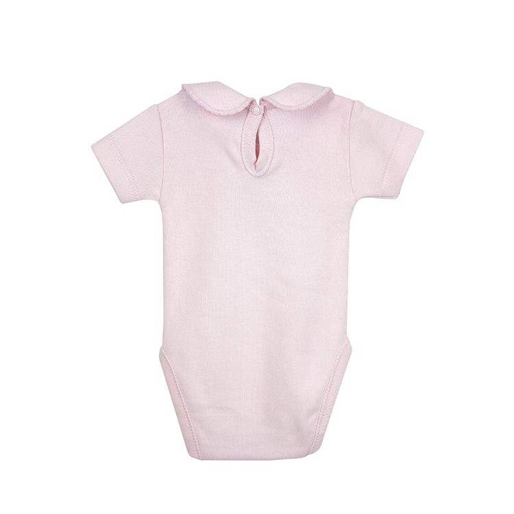 Body con cuello manga corta neonato 100% algodón. Body con cuello manga corta neonato 100% algodón.