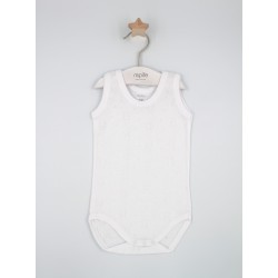 Baby body openwork with straps.